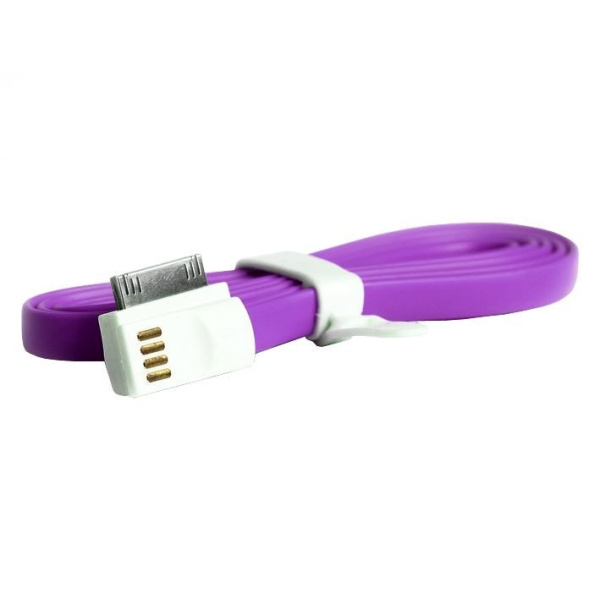 Кабель USB 30pin SmartBuy 1.2 м iK-412m purple