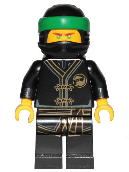 Минифигурка Lego Lloyd - Black Wu-Cru Training Gi, Head Wrap njo425