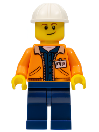 Минифигурка Lego Miner - Equipment Operator cty0849 U