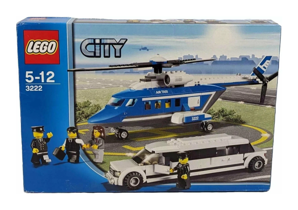 Конструктор LEGO City 3222 Вертолет и лимузин USED