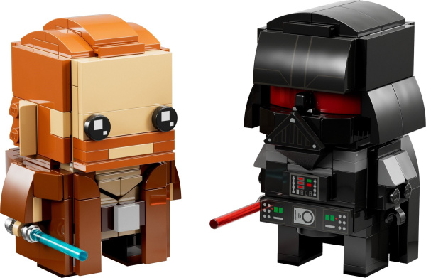 Конструктор LEGO Brickheadz 40547 Оби-Ван Кеноби и Дарт Вейдер