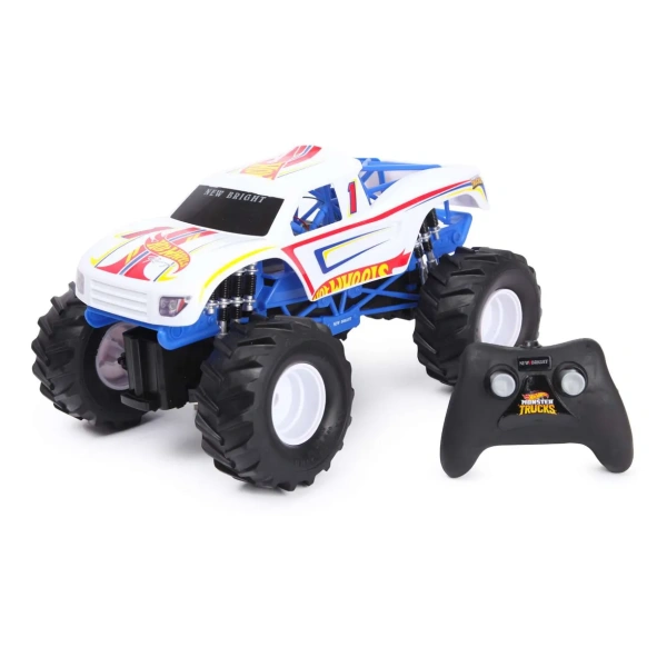 Машина Hot Wheels 1:15 Monster Truck Racing 1 Белый 61550U