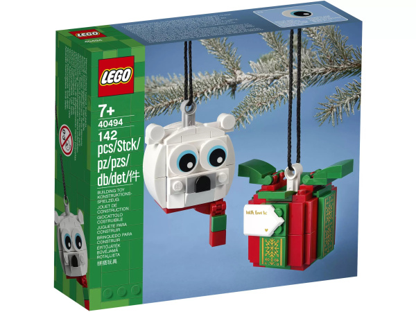 Конструктор LEGO Promotional 40494 Сувенирный набор Белый медведь с подарком