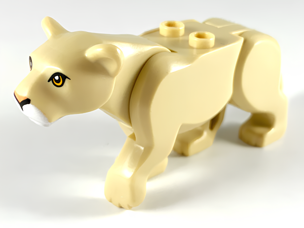 Горная львица Lego Cat, Large (Lioness) with Bright Light Orange Eyes bb0787c01pb05