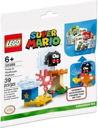 Конструктор LEGO Super Mario 30389 Фуззи и грибная платформа
