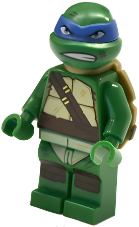 Минифигурка Lego Leonardo, Gritted Teeth, Smudges tnt024