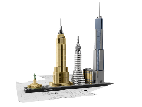 Конструктор LEGO Architecture 21028 Нью-Йорк УЦЕНКА