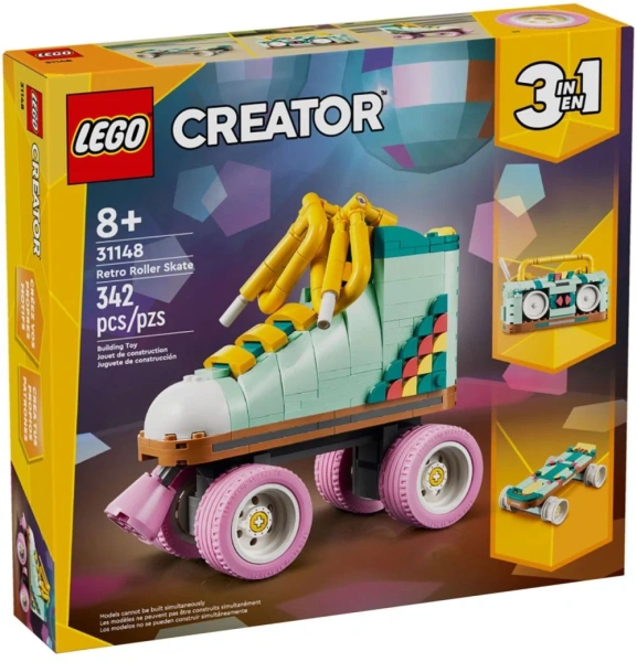 Конструктор LEGO Creator 31148 Ретро роликовые коньки 3 в 1