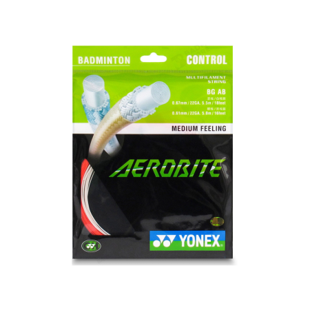 Струна для бадминтона Yonex Aerobite 10 м White/Red