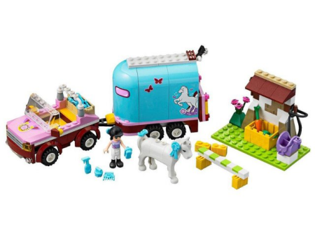 Конструктор LEGO Friends 3186 Эмма и трейлер для её лошадки USED