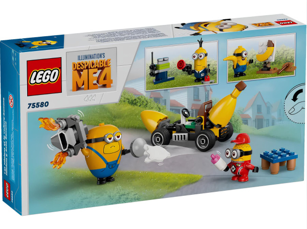 Конструктор LEGO Minions 75580 Миньоны и банановая машина