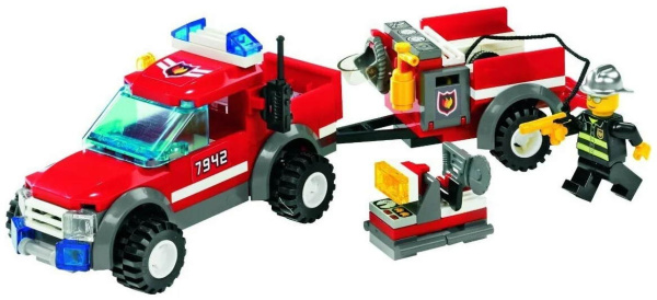 Конструктор LEGO City 7942 Пожарный внедорожник