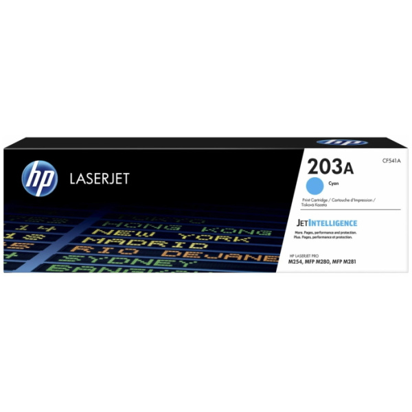 Картридж HP CF541A 203A для HP M254, MFP M280/281 голубой