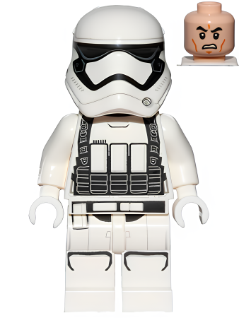 Минифигурка Lego Star Wars First Order Heavy Assault Stormtrooper (Rounded Mouth Pattern) sw0695