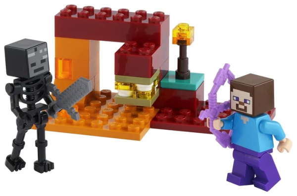 Конструктор LEGO Minecraft 30331 The Nether Duel