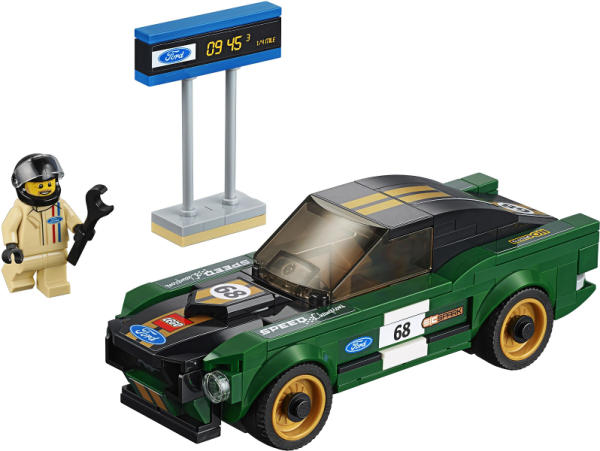 Конструктор LEGO Speed Champions 75884 1968 Ford Mustang Fastback USED (Без коробки, без инструкции)