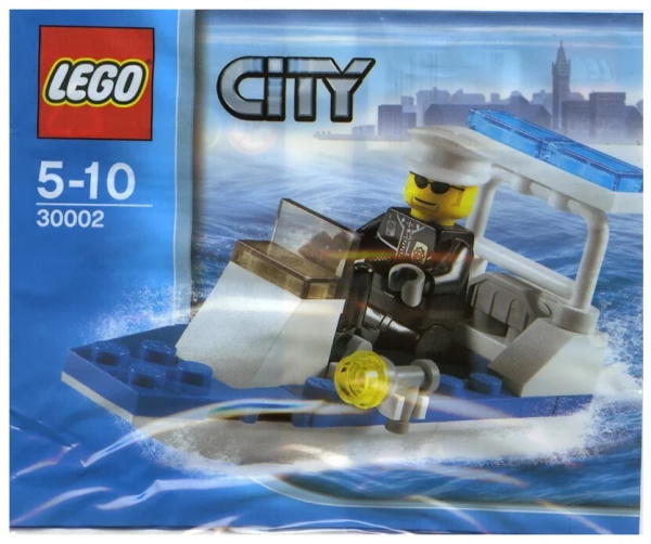 Конструктор LEGO City 30002 Полицейская лодка