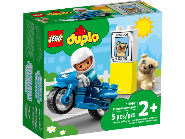 Конструктор LEGO Duplo 10967 Полицейский мотоцикл