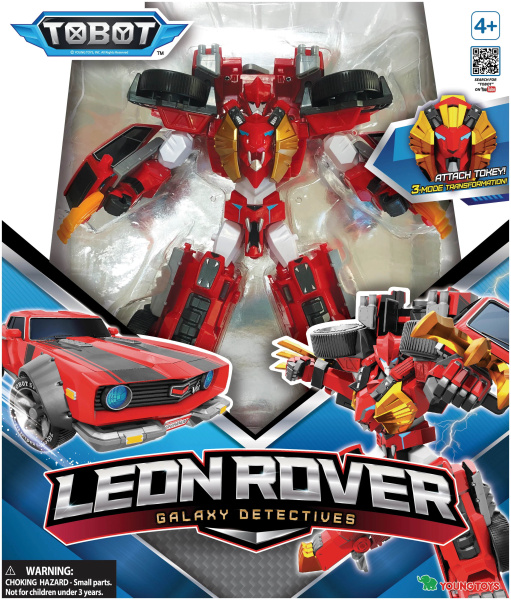 Робот-трансформер YOUNG TOYS Tobot Galaxy Detectives Leon Rover 301109