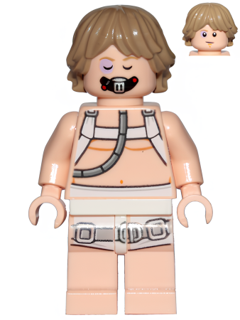 Минифигурка Lego Luke Skywalker (Bacta Tank Outfit, Dark Tan Hair) sw0957