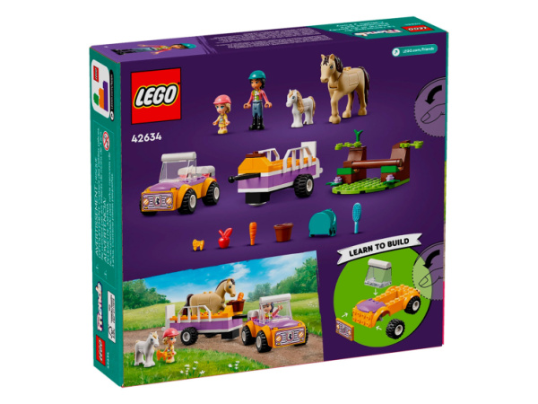 Конструктор LEGO Friends 42634 Трейлер для лошадей и пони