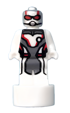 Минифигурка Lego Ant-Man (Scott Lang) Statuette / Trophy - White Jumpsuit 90398pb040 U