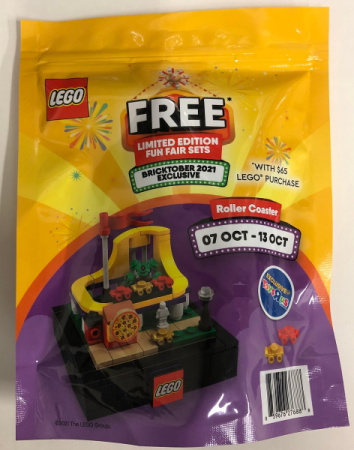 Конструктор LEGO Bricktober Fairground Set 2/4 - Roller Coaster