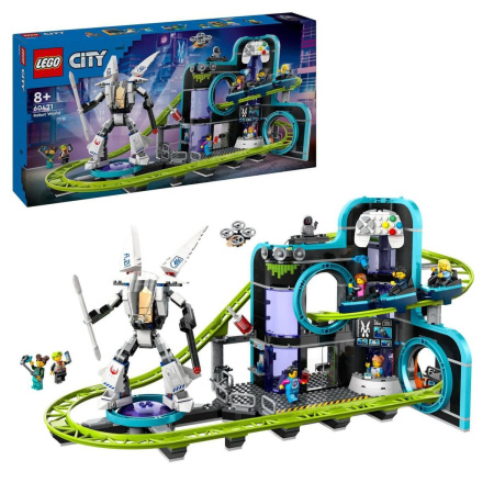 Конструктор LEGO City 60421 Парк американских горок Мир роботов