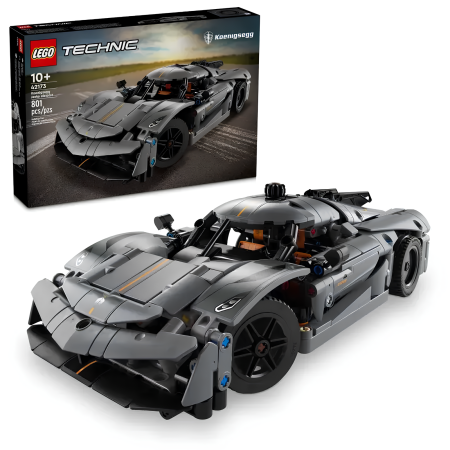 Конструктор LEGO Technic 42173 Гиперкар Koenigsegg Jesko Absolut Grey