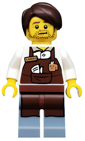 Минифигурка Lego Larry the Barista, The LEGO Movie tlm010 U