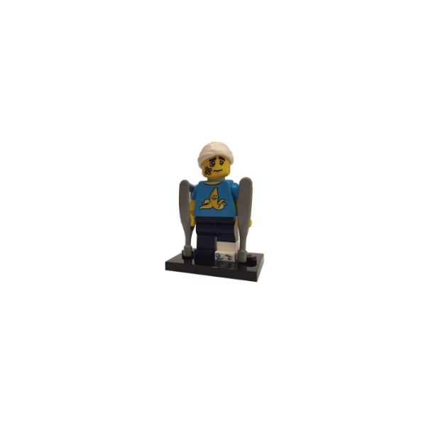 Минифигурка LEGO 71011 Clumsy Guy col15-4 Used