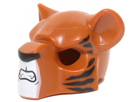 Lego Minifigure Headgear Mask Feline with Black Nose 15084pb07