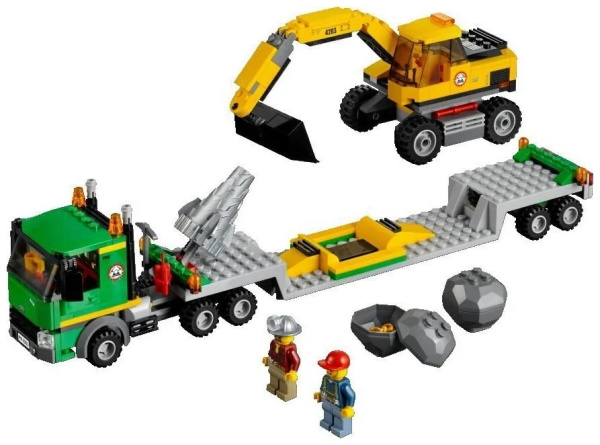 Конструктор LEGO City 4203 Экскаватор и транспортёр