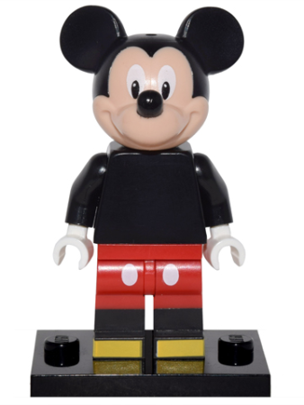 Минифигурка LEGO Mickey Mouse, Disney, Series 1 (Complete Set with Stand and Accessories) coldis-12 U