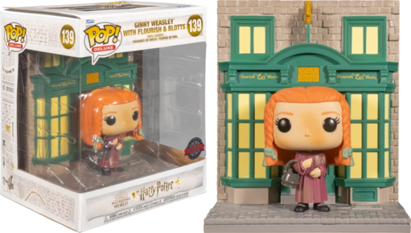 Фигурка Funko POP! Deluxe Harry Potter Diagon Alley Ginny Weasley With Flourish & Blotts (Exc) 57930