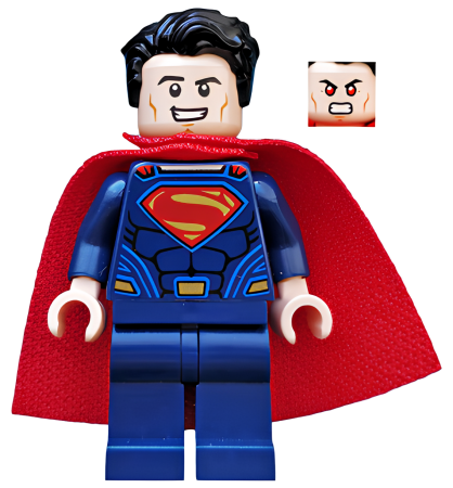 Минифигурка Lego Superman - Dark Blue Suit, Tousled Hair sh0219 U