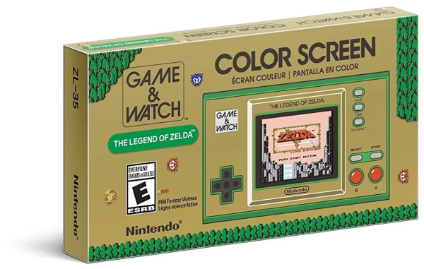Игровая приставка Nintendo Game & Watch, бежевый/зеленый