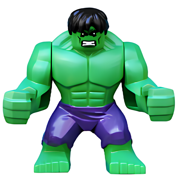 Минифигурка Lego Super Heroes Hulk with Black Hair and Dark Purple Pants sh0095 U