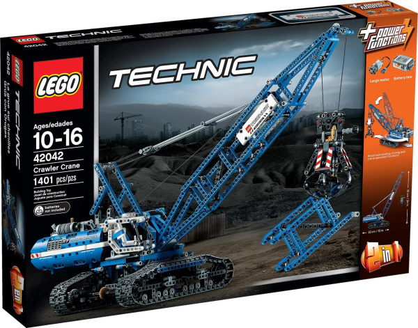 Электромеханический конструктор LEGO Technic 42042 Гусеничный кран