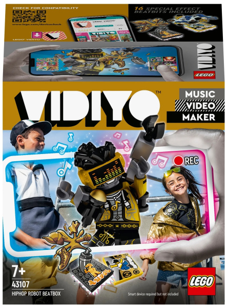 Конструктор LEGO VIDIYO 43107 Битбокс Хип-Хоп Робота