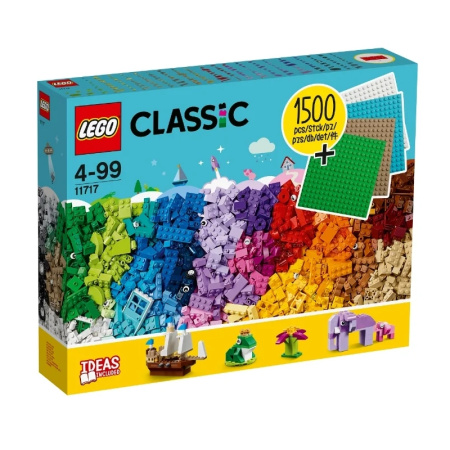 Конструктор LEGO Classic 11717 Кубики, кубики, пластины