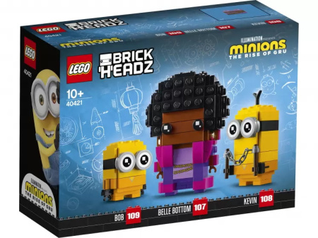 Конструктор LEGO BrickHeadz 40421 Сувенирный набор Белботтом, Кевин и Боб