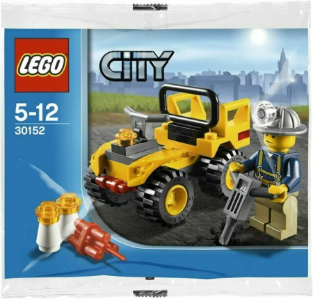 Конструктор LEGO City 30152 Шахтерский квадроцикл