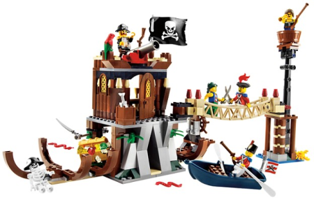 Конструктор LEGO Pirates 6253 Кораблекрушение USED ( С коробкой , без инструкции , некомплект )