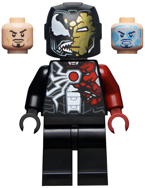 Минифигурка Lego sh0697 Iron Venom - Headgear Partially Transformed U