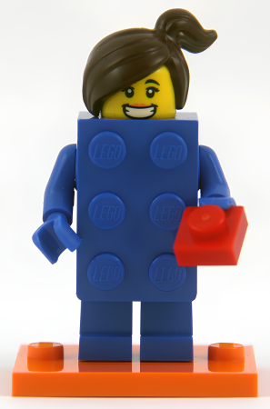 Минифигурка LEGO Brick Suit Girl col18-3 71021 Серия 18 N