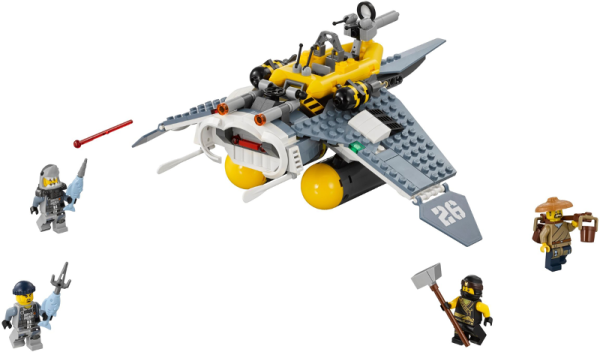 Конструктор LEGO The Ninjago Movie 70609 Бомбардировщик Морской дьявол (Уценка) (Коробка вскрыта)