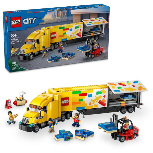 Конструктор LEGO City 60440 Желтый грузовик для доставки