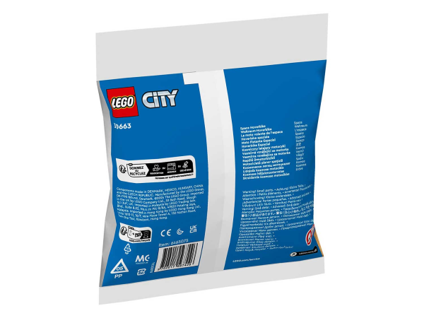 Конструктор LEGO City 30663 Космический мотоцикл на воздушной подушке