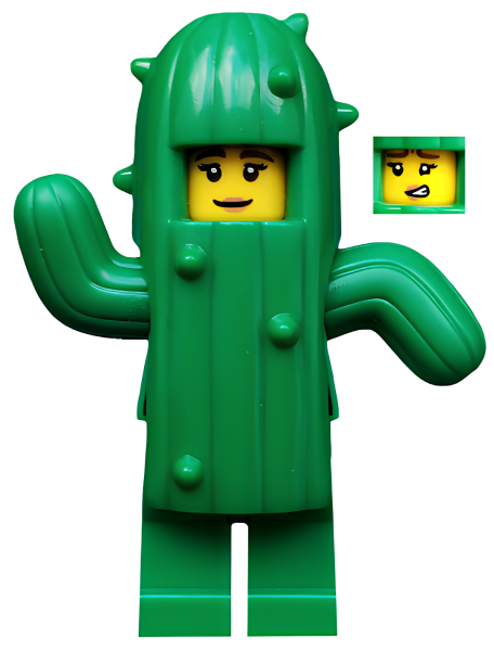 Минифигурка LEGO Cactus Girl, Series 18 (Minifigure Only without Stand and Accessories) col322 U